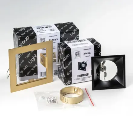 D51307GMOD Светильник DOMINO QUADRO под LED модуль/лампу МR16 (214513+214507+214003)