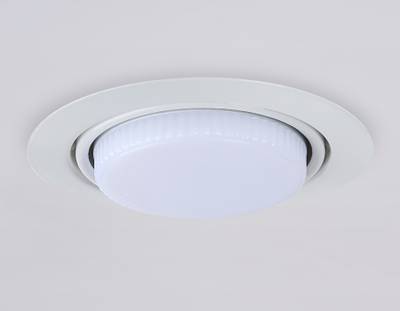 Светильник встраиваемый G10122 WH белый GX53 max 12W D120*48