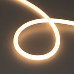 Светодиодная лента герметичная MOONLIGHT-TOP-M560-D13mm 24V Warm2700 360deg (8.6 W/m, IP65, 5m, wire x1) (Arlight, Вывод кабеля прямой)