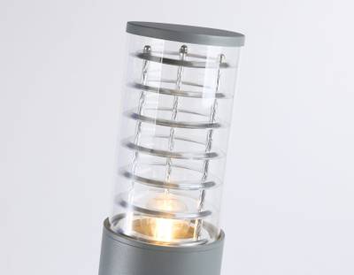 Светильник уличный ландшафтный ST2534 GR/CL серый/прозрачный IP54 E27 max 11W D108*800