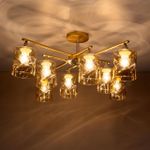 Citilux Клод CL137182 Люстра потолочная Золото