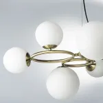 815091 Люстра GLOBO 9х40W G9 ЛАТУНЬ Lightstar