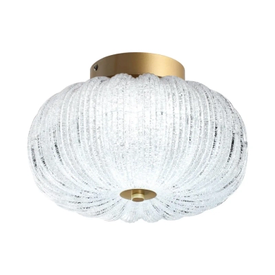 7720/24L PIKO LED SN 028 Светильник металл/стекло/прозрачный/золотой LED 24Вт 3000-6500K D300 IP20 пульт ДУ ANGELO