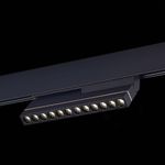 ST805.446.12 Магнитный трековый светильник Черный LED 1*12W 4000K 450Lm Ra&gt;90 36° IP20 L220xW22xH117 48VV