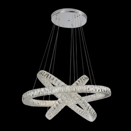 Eletto Olimpia EL330P90.1 LED Люстра хрустальная с пультом Хром