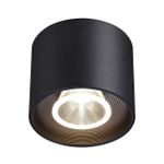 358792 OVER NT21 217 черный Светильник накладной светодиодный IP20 LED 15W 4000K 1600Лм 110-265V BIND