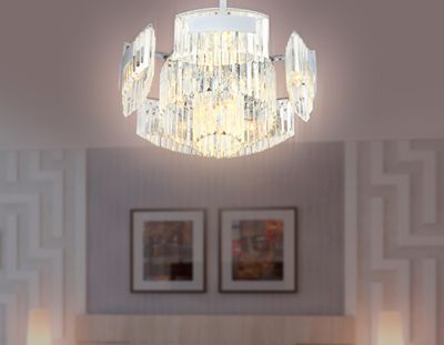 Потолочная люстра TR5092/10 CH/CL хром/прозрачный E14/10 max 40W D680*320