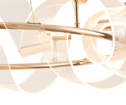 08037-90,37 Подвес диммируемый Ранни французское золото d90 h150 Led 10*10W (3000K) с пультом ДУ