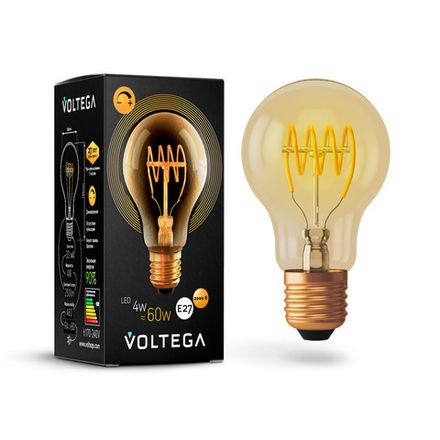 Светодиодная лампа Loft Led A60 4W 2800K E27 DIM, 7078. TM Maytoni