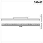 359486 SHINO NT24 000 черный Трековый низковольт. св-к диммир. со сменой цв.температуры, пульт ДУ/Tuya Smart Life IP20 LED 24W 48V 3000-6500K FLUM