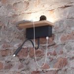 3868/8WL HIGHTECH ODL19 406 св.дерево/дерево Настен. светильник LED 8W 560Лм 3000К USB зарядка WOODY