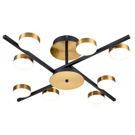 Светильник на штанге Escada 10266/8 LED*120W Black/Brass
