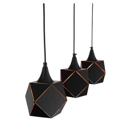 SL258.403.03 Люстра подвесная ST-Luce Черный/Черный, Золото E14 3*40W