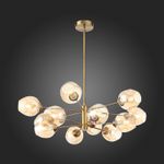SL1500.203.12 Светильник подвесной ST-Luce Золотистый/Янтарный E14 12*40W