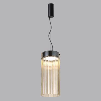 5047/10L L-VISION ODL24 303 черный/светл.янтарный/металл/стекло Подвес LED 10W 4000К 1237Лм PILLARI