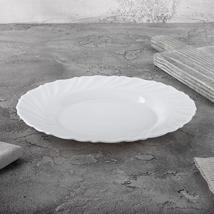 Тарелка столовая Culinaria, диаметр: 22,5 см из опалового стекла