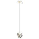 5085/5L L-VISION ODL25 555 золото/прозрачный/металл/акрил Подвес LED 5W 4000K 240Лм JEMSTONE