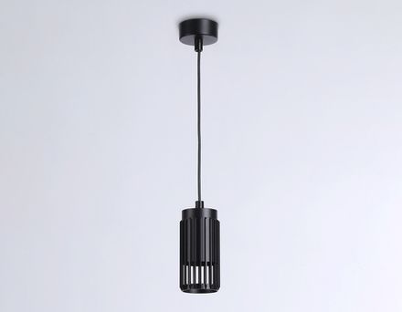 Подвесной светильник со сменной лампой TN51695 BK черный GU10 D60*1120