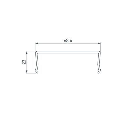 Экран SL-W68-2000 OPAL (Arlight, Пластик)
