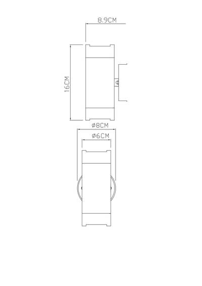 Фасадный светильник Arte Lamp ATLAS A3503AL-2WH, 2хGU10