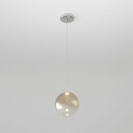 Подвесной светодиодный светильник со стеклянным плафоном 50231/1 LED янтарный