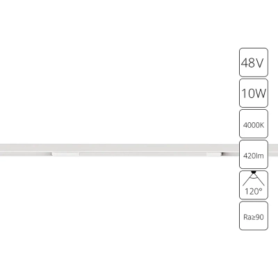 Магнитный трековый светильник Arte Lamp OPTIMA A7263PL-1WH, LED