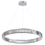 4930/45L L-VISION ODL24 591 хром/прозрачный металл/хрусталь Люстра LED 45W 4000K 5350Лм VEKIA
