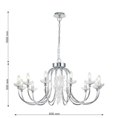 Подвесная люстра Bellis 2870-12P. ТМ Favourite