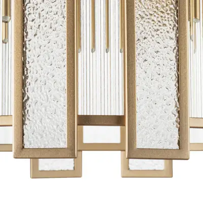 712052 Люстра AGAVE 5х40W E27 ШАМПАНЬ/ПРОЗРАЧНЫЙ Lightstar