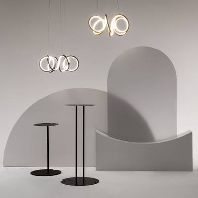 Подвесной светильник Curve 2600-3500К 52Вт, MOD241PL-L60BSK. TM Maytoni