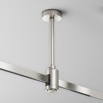 Крепление потолочное Short одинарное 138мм Flarity платина, TRA156C-SL1-PT. TM Maytoni