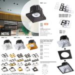 358482 SPOT NT21 284 белый Светильник встраиваемый IP44 LED 3000K 10W 100-265V METIS