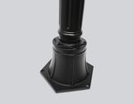 Светильник уличный ландшафтный ST2037 BK/CL черный/прозрачный IP54 E27 max 40W D150*1100