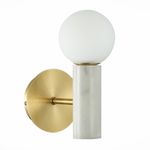 SL1210.501.01 Светильник настенный ST-Luce Золотистый, Белый/Белый G9 1*3W