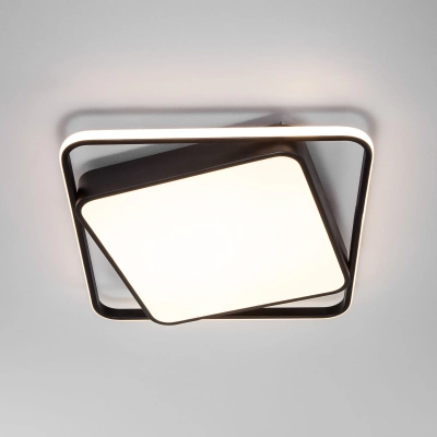 Потолочный светодиодный светильник 90252/1 черный, LED