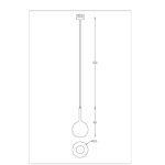 Подвесной светильник Arte Lamp Gala A2720SP-1SG, 1хE14