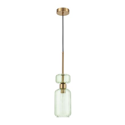 Подвесной светильник Escada 1141/1S E14*60W Antigue copper/Green