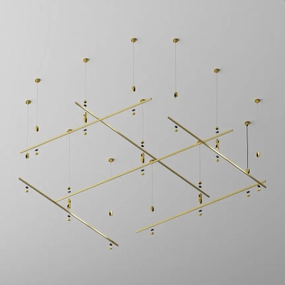 Шинопровод 2 м Flarity латунь, TRX154-112BS. TM Maytoni