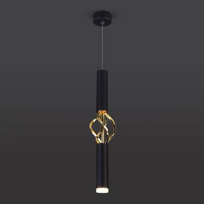 Подвесной светодиодный светильник в стиле лофт 50191/1 LED черный / золото