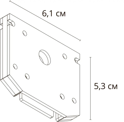 Заглушка для магнитного шинопровода Arte Lamp LINEA-ACCESSORIES A484233E