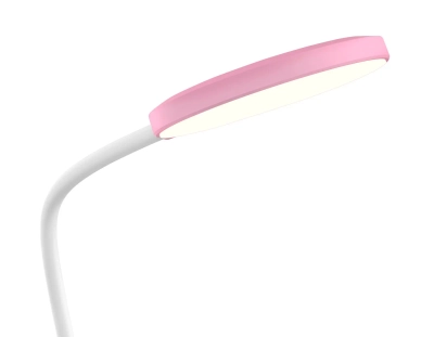 Светильник светодиодный настольный DE603 PI/WH розовый/белый LED 2800-6500K 5W