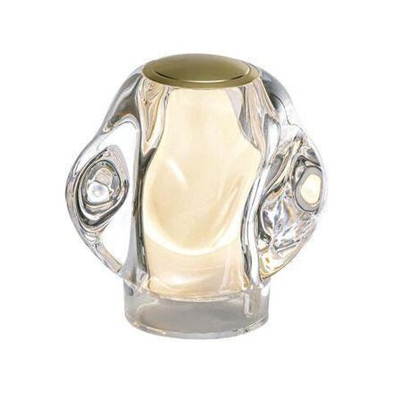 5085/2TL L-VISION ODL25 563 золото/прозрачный/металл/акрил Настольная лампа 4000K 120Лм LED 2W JEMSTONE