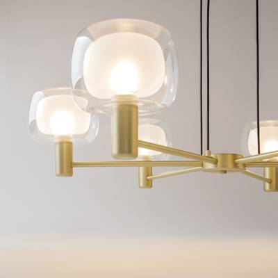 Подвесной светильник Vision E14х6, MOD411PL-06G. TM Maytoni