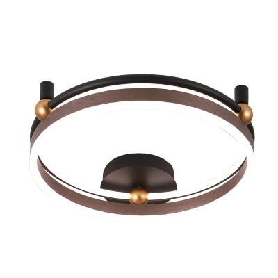 Светильник потолочный Crystal Lux FERNANDO PL48W LED COFFEE/BLACK 0620/148