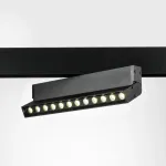 259047 Светильник 48V поворотный д/трека UNO LED 12W 800LM 24G ЧЕРНЫЙ МАТОВЫЙ 4000K Lightstar
