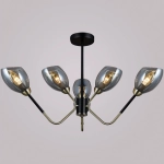 IL9960-6CSQ-79 BK AB светильник потолочный ILLUMICO, E14х6