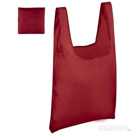 Сумка складная 37*55см Basic бордовая