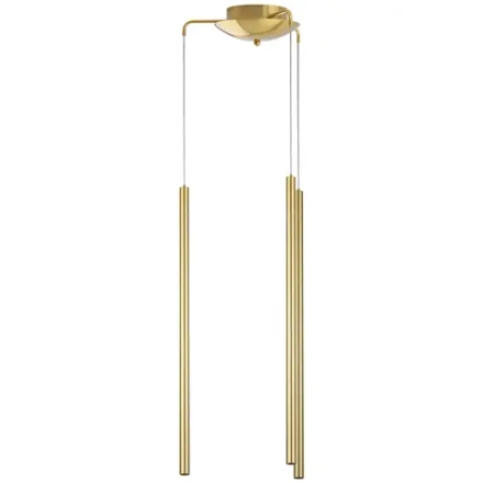 L5T747343 Люстра TUBO LED 25W 1600LM 25G ЗОЛОТО 4000K (574723+747343 (5шт)