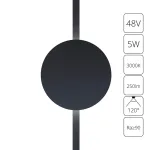 Магнитный трековый светильник Arte Lamp RAPID A1163PL-1BK, 1хLED