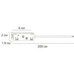 Коннектор-токопровод для шинопровода Arte Lamp LINEA-ACCESSORIES A482206